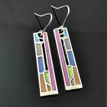 New Ancient Vintage Silver Color Carved Pattern Handmade Hook Drop Earrings for Women - Designer Jewellery - The Jewellery Supermarket